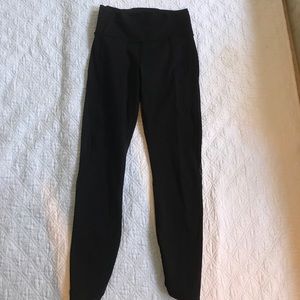 Lululemon 7/8 crops with mesh 6.